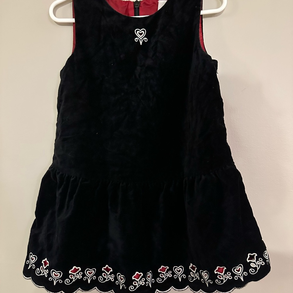 Hannah Andersson size 90 (US 3) black dress in EUC
